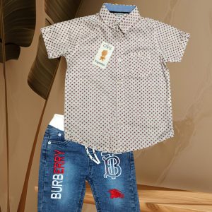 Shirt & denim 3Q pant 04
