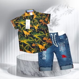 Shirt & denim 3Q pant 03